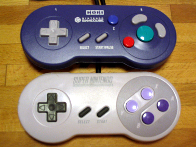 Hori Digital Controller compared to SNES pad