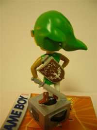 Link bobblehead - rear view