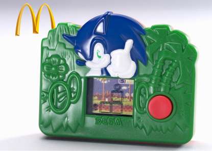 2003 Sega Sonic The Hedgehog McDonalds Electronic Game Shadow Grinder #2 