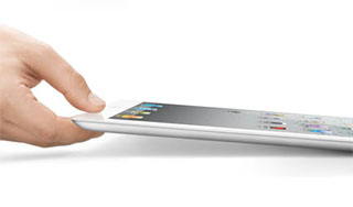 The iPad 2 is thin