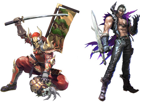 Yoshimitsu and Z.W.E.I. from SoulCalibur V