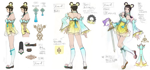 Leixia concept art from SoulCalibur V
