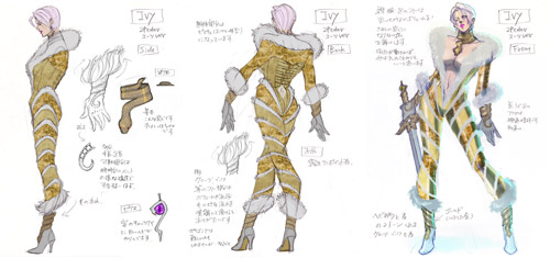 Ivy concept art from SoulCalibur V