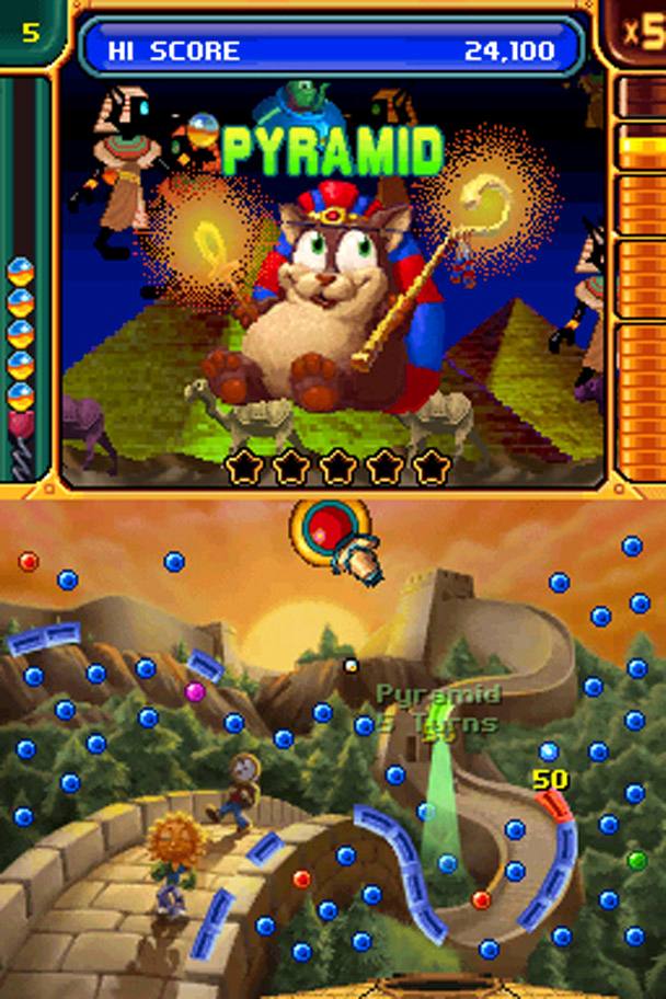 Peggle Dual Shot Review The Next Level