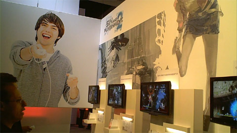 Sin & Punishment booth at E3 2009