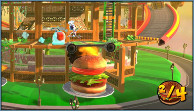 BurgerTime World Tour screen shot