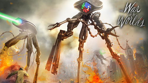 Artwork for The War of the Worlds video game