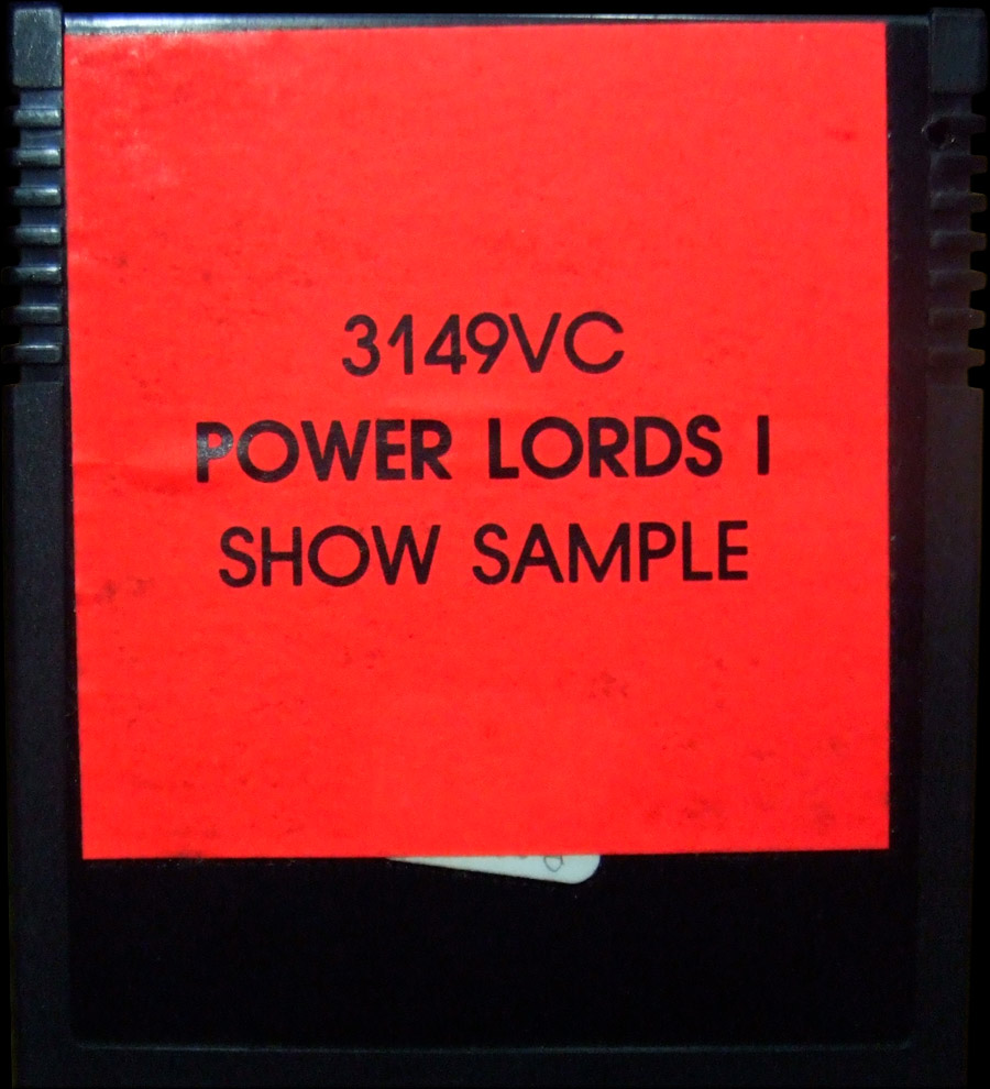 Atari 2600 Power Lords I Show Sample Cart