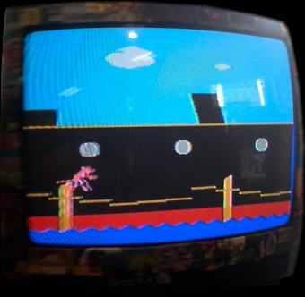 ColecoVision The Adventures of the Pink Panther Dock Stage