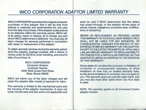 WICO Joystick Adapter Manual (Page 3-4)