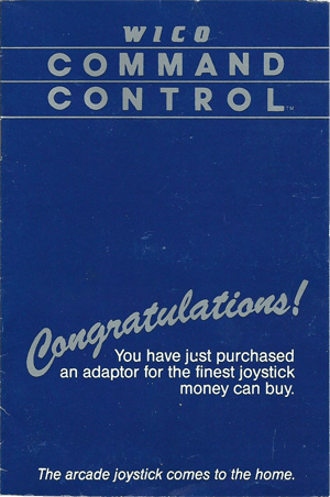 WICO Joystick Adapter Manual (Front Cover)