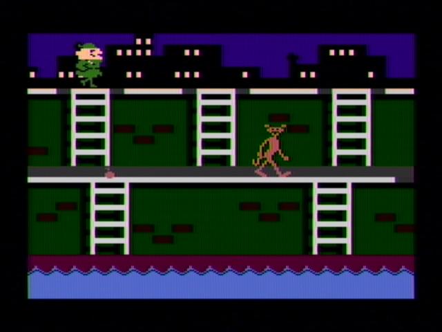 Atari 8-bit Pursuit of the Pink Panther 