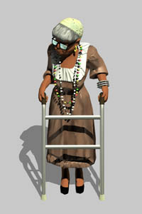 Ex-Voodoo Priestess, maybe?  Hmmm...