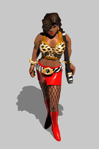 Pleather- high fashion in the Tropican entertainment scene...