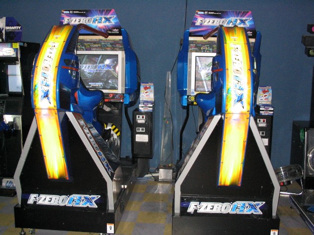 F-Zero AX is the most innovative arcade racing machine to come along in a l...
