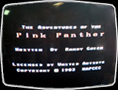 ColecoVision Pink Panther Title Screen