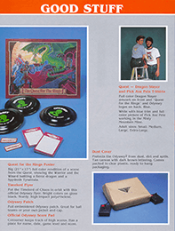 Odyssey Selling Aids Brochure, Page 1