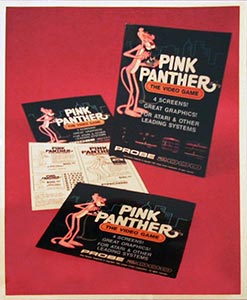 Pink Panther Ad Mats Photo from 1983 CES