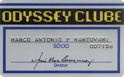 Brazilian Odyssey Clube Card (Front)