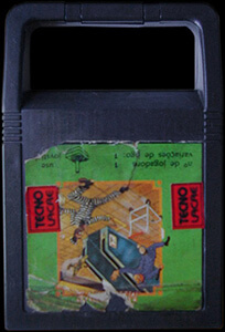 Odyssey&2-Shaped Pirate Keystone Kapers Atari 2600 Cart