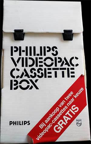 Videopac Cassette Box (with GRATIS sticker)